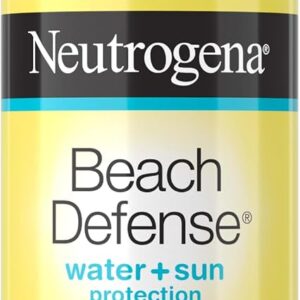 Neutrogena Beach Defense Sunscreen Spray, SPF 70, 6.5 oz | Face & Body, Broad Spectrum for UVA/UVB Protection, Lightweight Sunscreen, Water-Resistant up to 80 Minutes, Beach-Strength