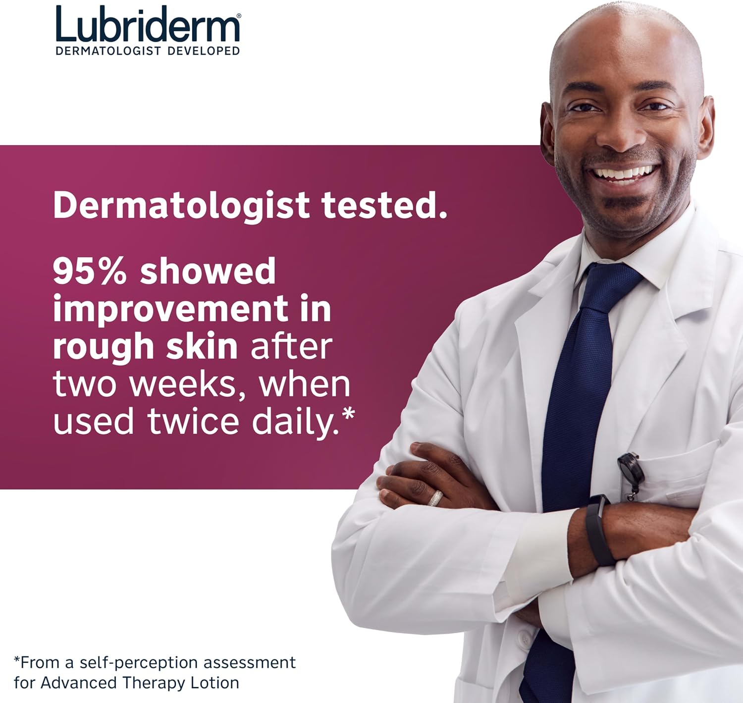 Lubriderm Advanced Therapy Hand & Body Lotion, Fragrance Free, 32 fl. oz | Moisturizing Lotion + Pro-Ceramide with Vitamins E & Pro-Vitamin B5, Intense Hydration for Extra Dry, Itchy & Sensitive Skin - Image 6